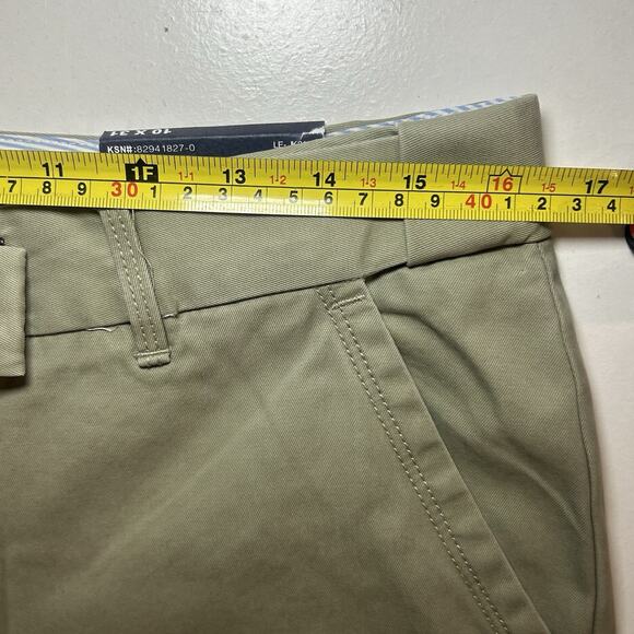Lands End Heritage Chino Bootcut Pants Dusty Olive Women’s 10x31 NWT - Picture 9 of 10
